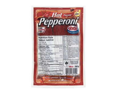 Chris Brothers Hot Pepperoni - 250.0 G