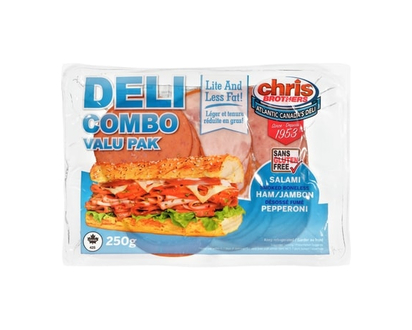 Chris Brothers Deli Combo Pack, Lower In Fat - 250.0 G