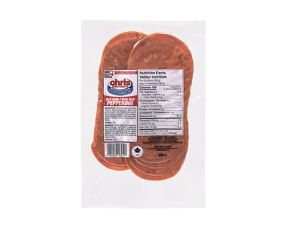 Chris Brothers Sliced Deli Pepperoni - 250.0 G