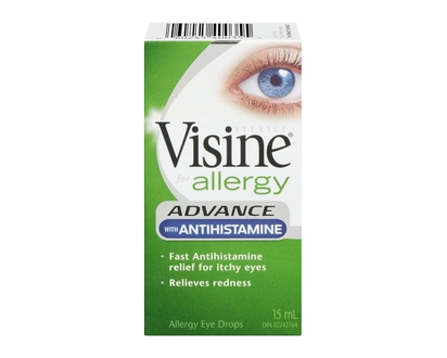 Visine Allergy Eye Drops, Advance with Antihistamine - 15.0 ML