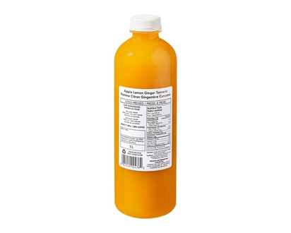 Fresh Apple, Lemon, Ginger, Turmeric Juice - 1.0 L