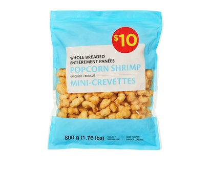 Other Control Brand-Div Whole Breaded Popcorn Shrimp - 800.0 G