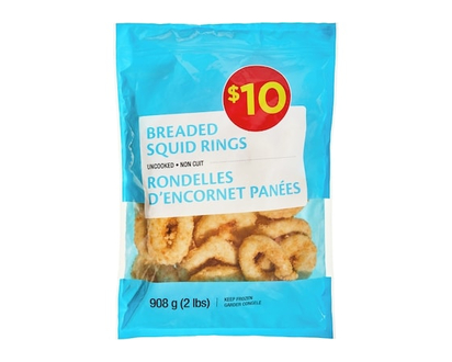 Other Control Brand-Div Breaded Squid Rings - 908.0 G