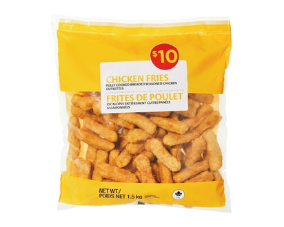 Autres marques contrôlées – Div Frites de poulet - 1.5 KG
