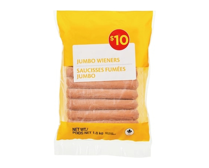 Autres marques contrôlées – Div Saucisses fumées jumbo - 1.8 KG