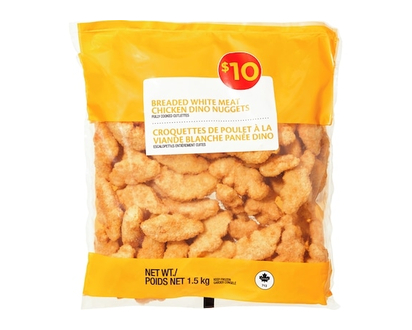 Other Control Brand-Div Breaded White Meat Chicken Dino Nuggets - 1.5 KG