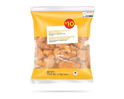 Other Control Brand-Div Buttermilk Chicken Breast Pieces - 1.1 KG