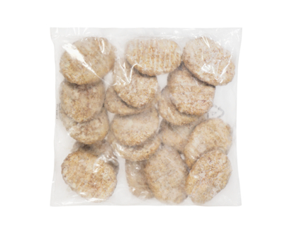 Beef Burger, Seasoned Fully Cooked - 1.8 KG