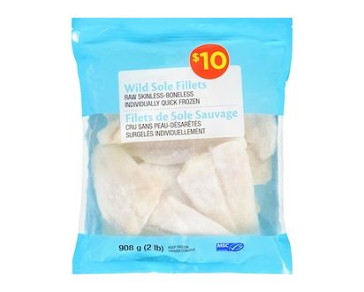 Other Control Brand-Div Wild Sole Fillets - 907.0 G