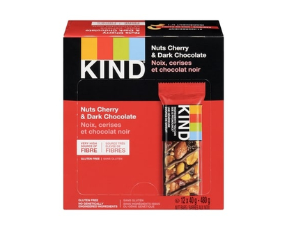 Barres Noix, cerises et chocolat noir - 40.0 G