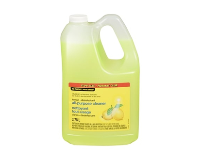 Sans Nom Nettoyer tout usage désinfectant au citron - 3.78 L