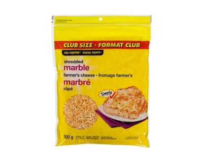 No Name Shredded Marble Farmer's Cheese - 900.0 G