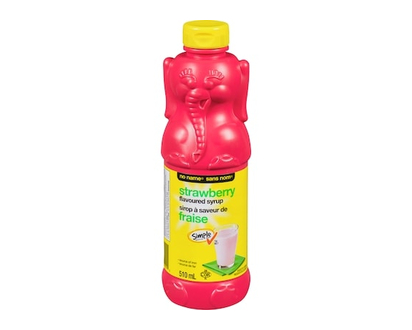 Sans Nom Sirop à saveur de fraise - 510.0 ML