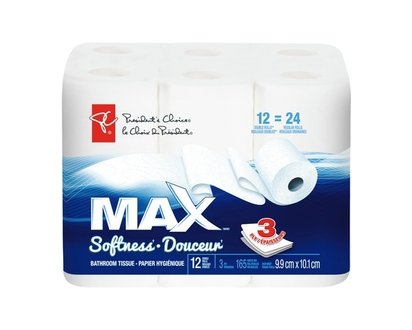 President's Choice Papier hygiénique 3 épaisseurs - 12 CHA