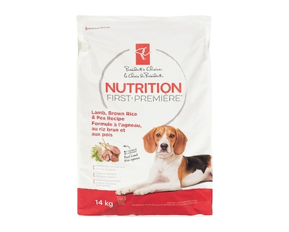 President's Choice Nutrition First Dog Food, Lamb, Brown Rice & Pea - 14.0 KG