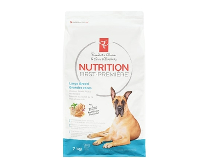le Choix du Président Nourriture pour chiens Nutrition première, poulet, riz brun et pois - 7.0 KG