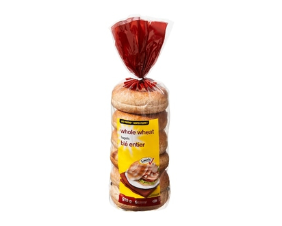 No Name Bagel Whole Wheat - 510.0 G