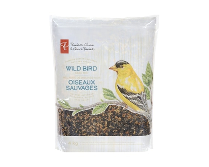 President's Choice Wild Bird Premium Mixture Of Seeds, Nuts & Grains - 4.0 KG