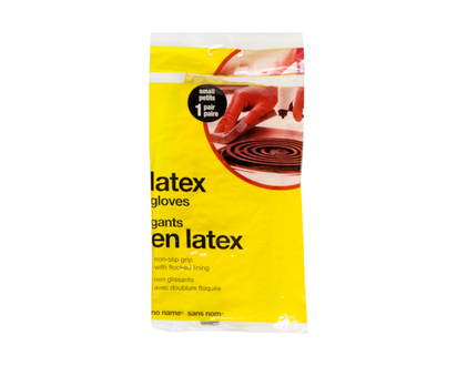 No Name Latex Gloves, Small - 1.0 EA