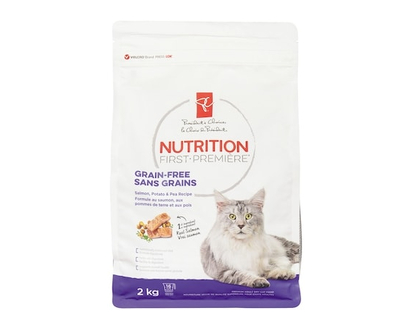 President's Choice Cat Food, Nutrition First Grain Free , Salmon, Potato & Pea - 2.0 KG