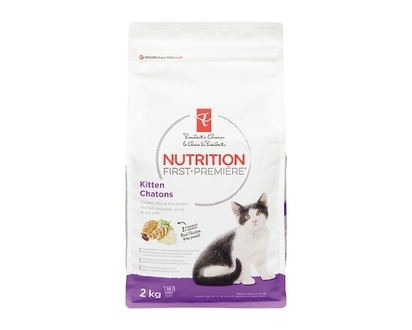 President's Choice Nutrition First Kitten Food, Chicken, Rice & Pea - 2.0 KG
