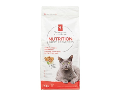President's Choice Nutrition First Cat Food, Salmon, Rice & Pea - 4.0 KG