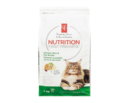President's Choice Nutrition First Cat Food, Chicken, Rice & Pea - 7.0 KG