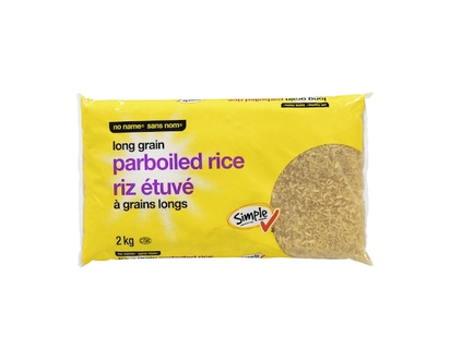 No Name Long Grain Parboiled Rice - 2.0 KG