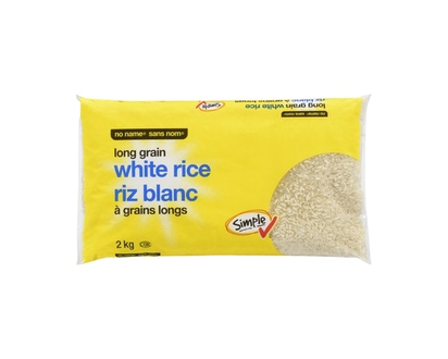 No Name Long Grain White Rice - 2.0 KG