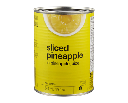 No Name Sliced Pineapple in Pineapple Juice - 540.0 ML