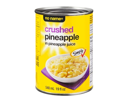 No Name Crushed Pineapple in Pineapple Juice - 540.0 ML