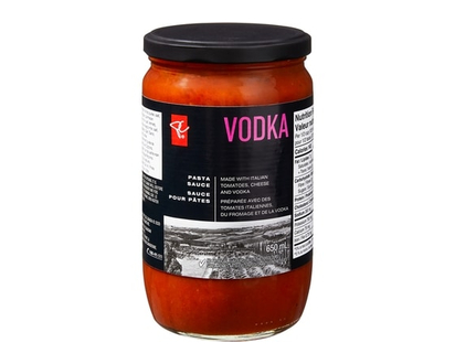 PC Collection noire Sauce pour pâtes à la vodka - 650.0 ML