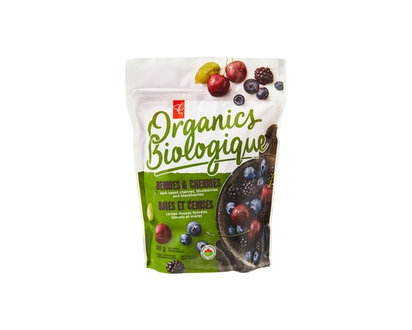 PC Organics Organics Berries and Cherries - 600.0 G