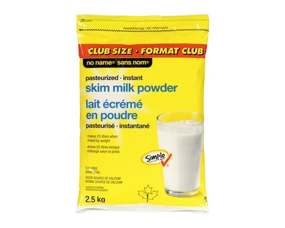 Sans Nom Lait écrémé en poudre pasteurisé, instantané - 2.5 KG
