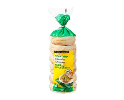 No Name Extra Crisp English Muffins - 390.0 G