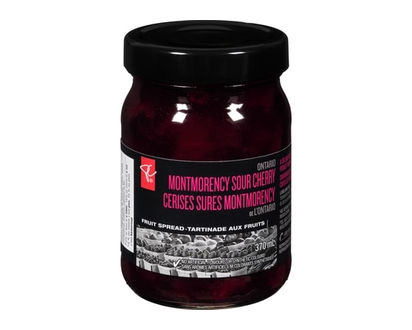 PC Black Label Fruit Spread, Ontario Montmorency Sour Cherry - 370.0 ML