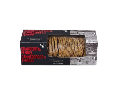 PC Black Label Cranberry and Fennel Artisan Crisps - 150.0 G