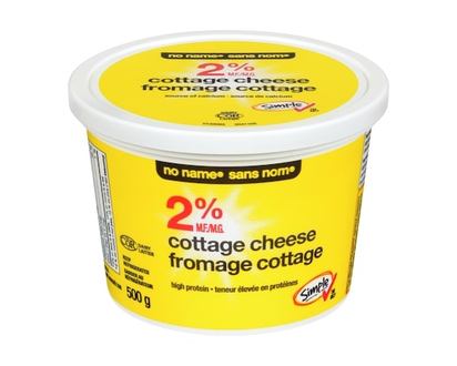 No Name Cottage Cheese, 2% M.F. - 500.0 G
