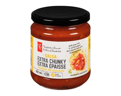President's Choice Extra Chunky Medium Salsa - 430.0 ML