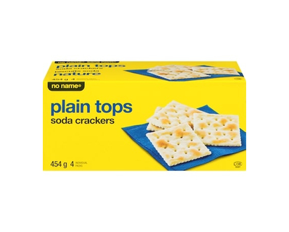 No Name Plain Tops Soda Crackers - 454.0 G