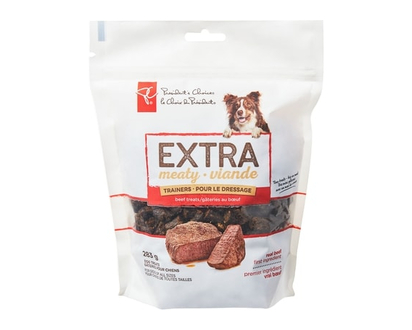 President's Choice Extra Meaty Beef Dog Treats - 283.0 G
