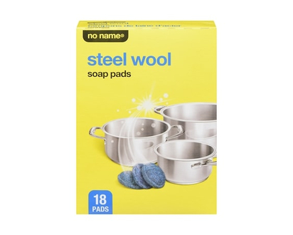 No Name Steel Wool Soap Pads - 18.0 EA