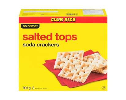 No Name Salted Tops Soda Crackers - 907.0 G