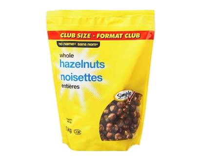 No Name Whole Hazelnuts Club Size - 1.0 KG