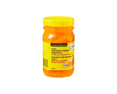 No Name Mandarin Orange Segments in Fruit Juice From Concentrate - 540.0 ML