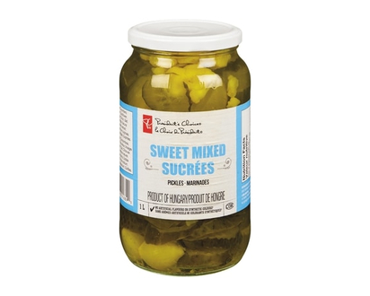President's Choice Sweet Mixed Pickles - 1.0 L