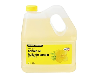 No Name 100% Pure Canola Oil - 3.0 L