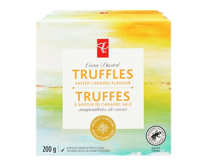 Truffes à saveur de caramel salé saupoudrées de cacao - 200.0 G