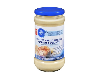 PC Blue Menu Blue Menu Roasted Garlic Alfredo Pasta Sauce - 410.0 ML