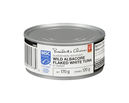 le Choix du Président Thon blanc émietté, germon sauvage - 170.0 G